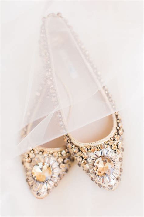 Comfortable Wedding Flats For Brides Deer Pearl Flowers