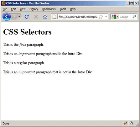 Css Lesson Basic Css Selectors Learnwebcode