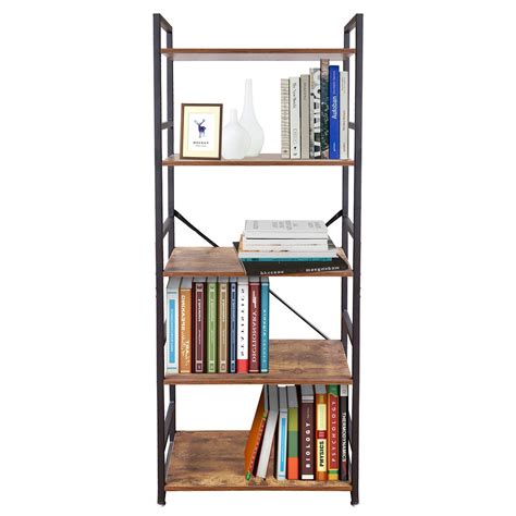 Buy Kd Modysimble Tier Bookshelf Industrial Bookshelf Rustic Tall