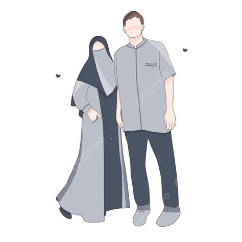 Illustration Of A Halal Couple Romantic Muslim Married Life Halal Couple Muslim Romantic