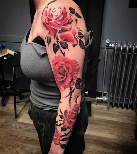 Top 49 Best Flower Tattoo Sleeve Ideas 2021 Inspiration Guide