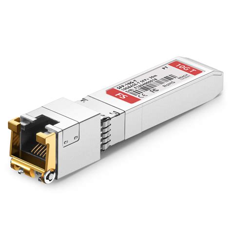 Fortinet FN-TRAN-SFP+GC Compatible SFP+ 10GBASE-T Copper 30m RJ-45 ...