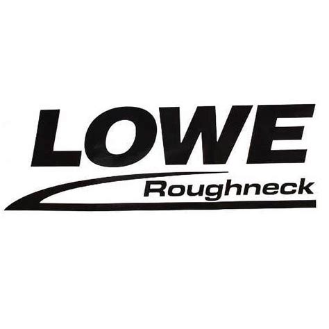 Lowe Boat Emblem Decal 2156205 Sticker Roughneck 19 X 6 14 In Black