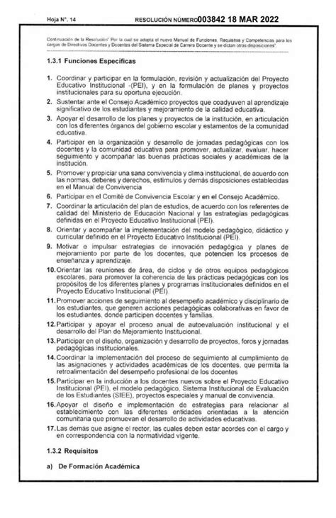 Funciones De Coordinador Pdf