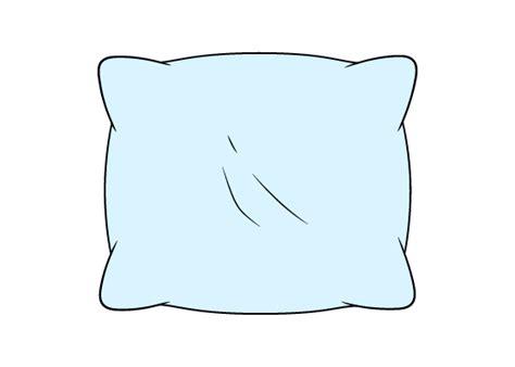 How To Draw A Pillow Step By Step EasyLineDrawing