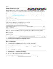 Genetics Learning center.docx - Name Genetics Science Learning Center ... 