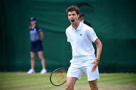 Solide dans son jeu à l aise sur gazon et homme de défis Ugo Humbert