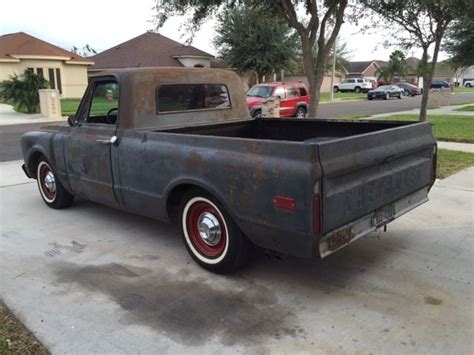 1967 Chevy C10 Pk Short Bed Rat Rod Nice Patina Running 68 69 70 71 72 Classic Chevrolet C