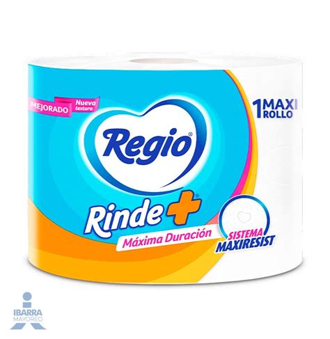 Papel Higienico Regio Rinde Mas Hojas Rollo Ibarra Mayoreo