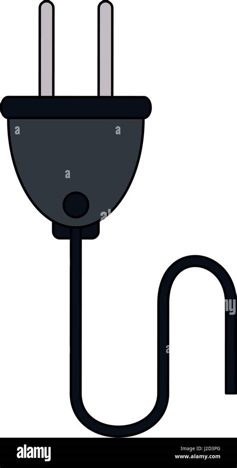 Color Graphic Electric Plug Socket Icon Stock Vector Image And Art Alamy