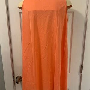Vintage Orange NIGHTY Gossard Artemis Lingerie Nightie Nightgown Slip