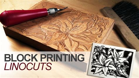 Block Printing - Linocuts - YouTube