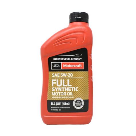 ACEITE 5W20 FULL SINTETICO 946 Ml MOTORCRAFT Lamartine