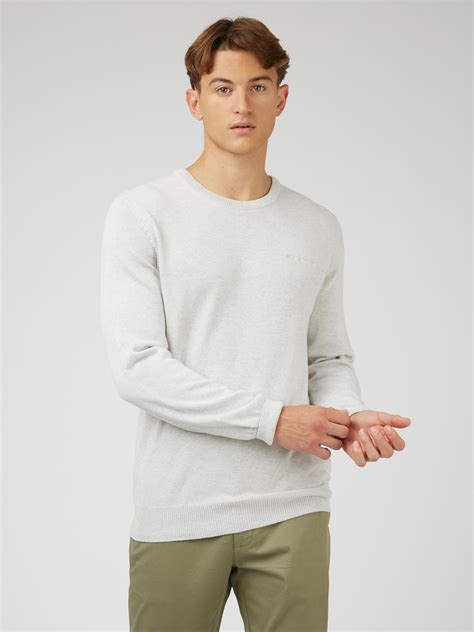 Signature Knitted Crew Neck Ivory