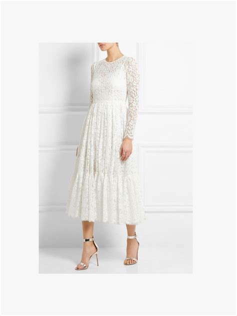 Dolce Gabbana White Lace Dress RegalFille Duchess Of Cambridge