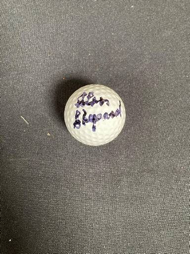 Alan Shepard Golf Ball Signed