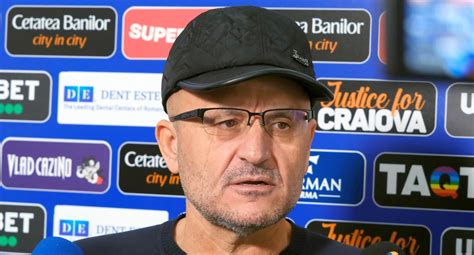 Adrian Mititelu Dup Ce Fc U Craiova A Pierdut Meciul Cu U Cluj