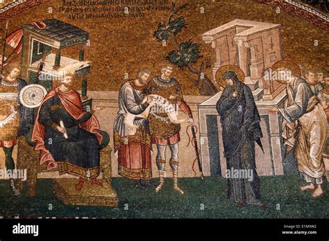 Chora Church Museum Mosaic Stock Photo Alamy