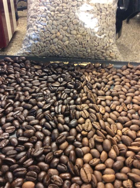 Mary Helen's Test Kitchen: Roasting Organic Green Coffee beans In My ...