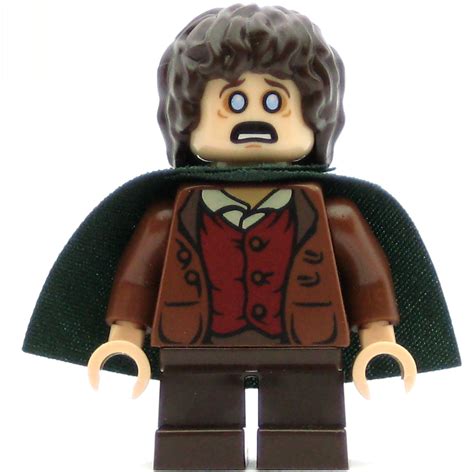 Lego Lord Of The Rings Minifigure Frodo Baggins Dark Green Cape