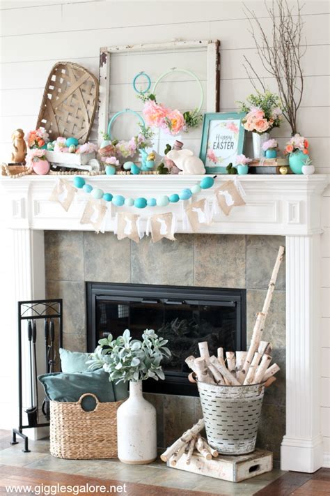 How To Decorate Your Mantel For Spring Giggles Galore