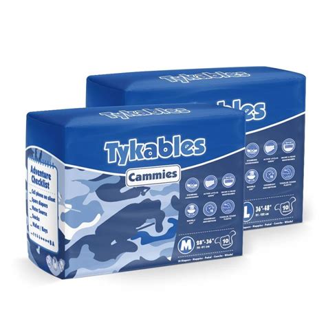 Tykables Cammies Adult Diaper My Inner Baby