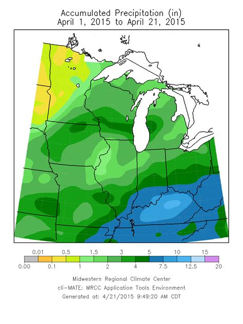 April Weather – Warm, Wet Across Illinois and Midwest – Illinois State Climatologist