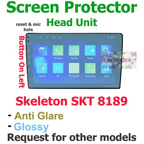 Jual Skeleton SKT 8189 9 Inch Head Unit Android Screen Protector Guard