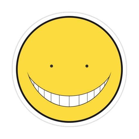 Adorable Koro Sensei Face Sticker