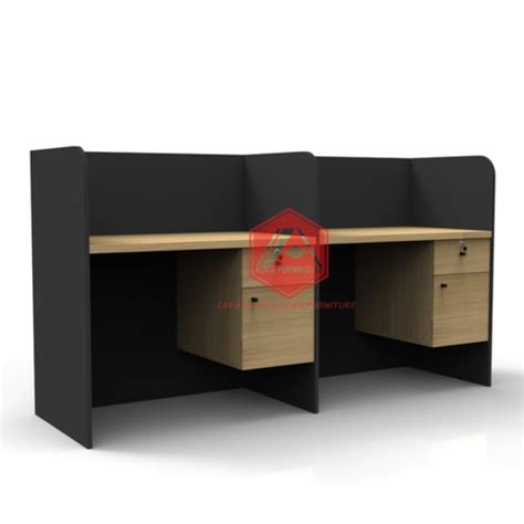 Jual Meja Kerja Kantor Partisi Workstation Laci Orang Memanjang