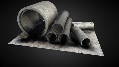 Construction Pipes Buy Royalty Free 3d Model By Rajatnidaria [c1fac3b