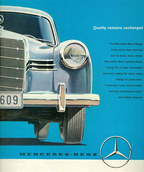 1960 Mercedes Benz Advertisement A Photo On Flickriver