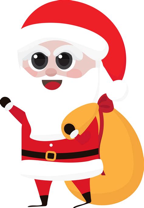 Cute Funny Santa Claus 12163107 PNG