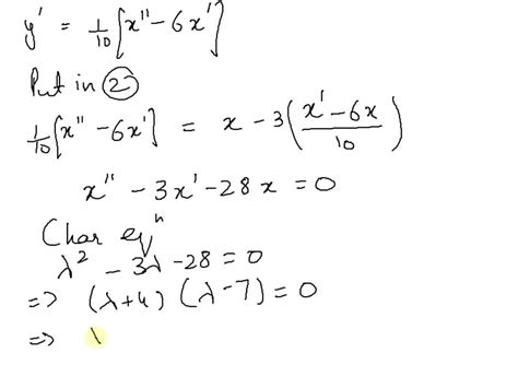 SOLVED ZILL DIFF EQ MOD AP 11 4 9 002 Solve The Given System Of