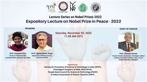 Expository Lecture On Nobel Prize In Peace 2022 Society For Promotion