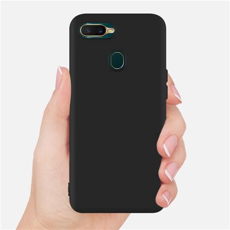 Oppo A5s Case Matte Black Silicone Soft Tpu Cover Oppoa5s A5 S Phone Casing Shopee Philippines