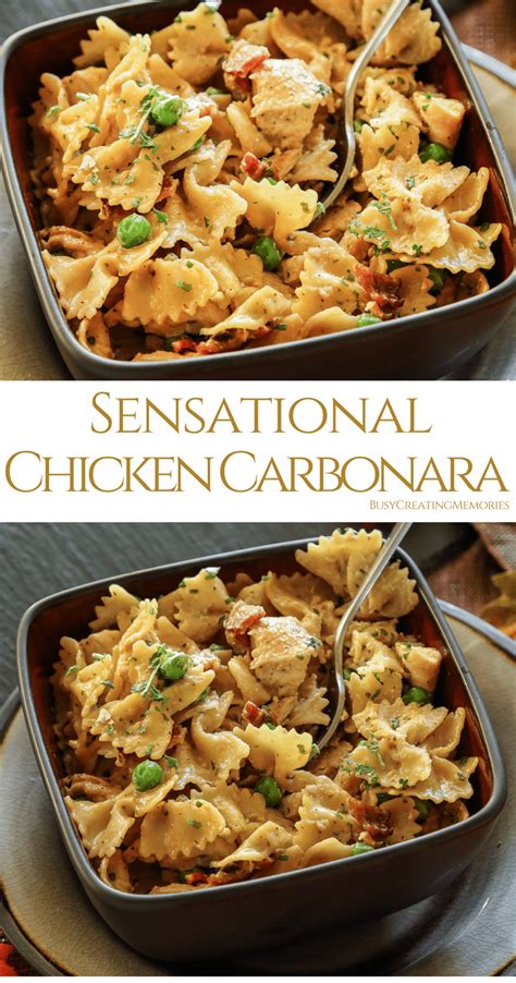 Sensational Chicken Carbonara Recipe That Leaves You Wanting More