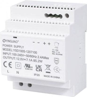 Yingjiao Electrical Zasilacz Na Szynę Din 12V 7 1A 85W Yingjiao Ysd100S