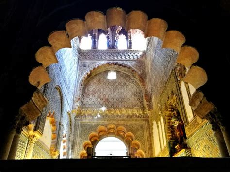 Interior of the Mosque-Cathedral of Cordoba Editorial Stock Photo - Image of andalusia, arch ...