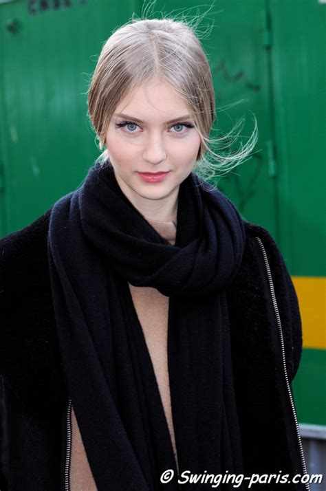 Nastya Kusakina After Stéphane Rolland Show — Swinging Paris