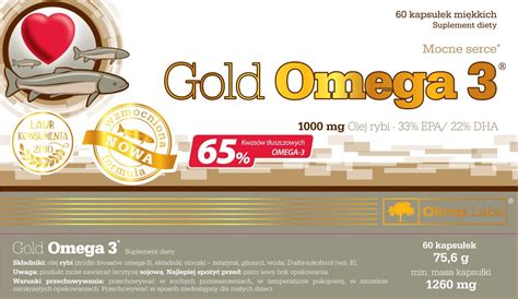 Olimp Gold Omega 3 1000 Mg 60 Kaps 11183138247 Allegro Pl