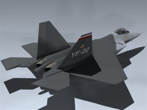 YF-22 3d Model by Mesh Factory