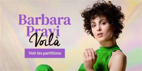 Partition de piano Voilà de Barbara Pravi | Noviscore