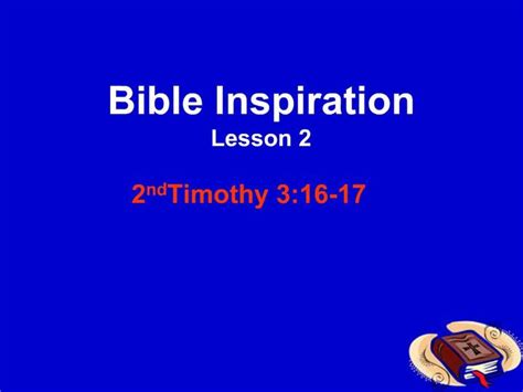 Ppt Bible Inspiration Lesson 2 Powerpoint Presentation Free Download