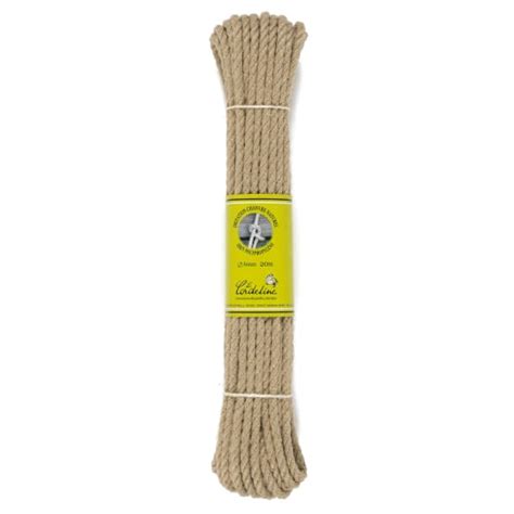 La Cordeline Cordage en PP imitation chanvre L 20 m Ø6 mm Jardiland