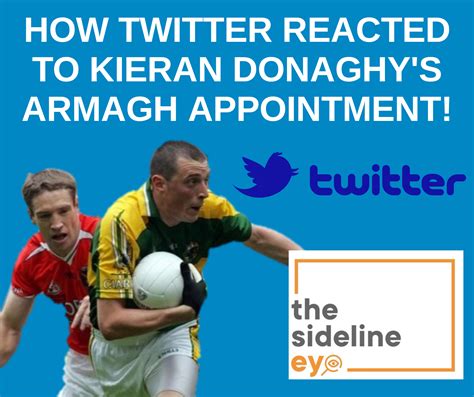 How Twitter Reacted To Kieran Donaghys Armagh Appointment The