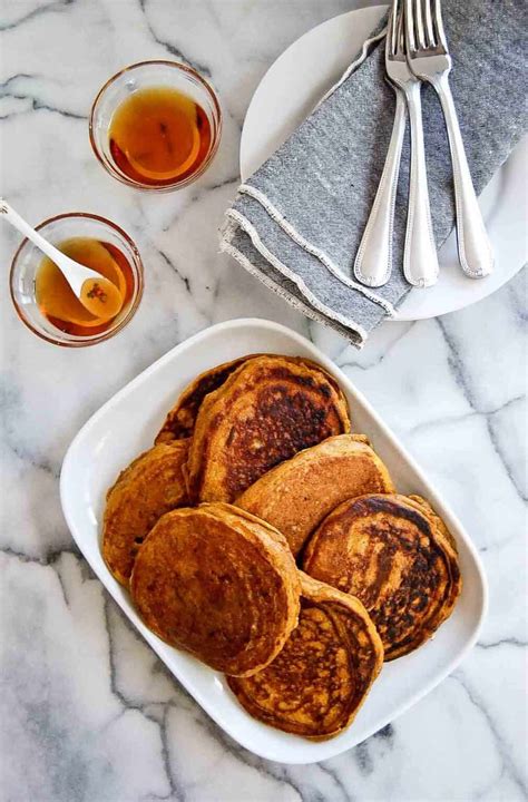 Easy Fluffy Pumpkin Pancakes With Pancake Mix Front Range Fed