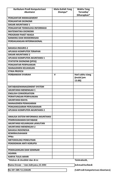 Dosen Pengampu Pdf