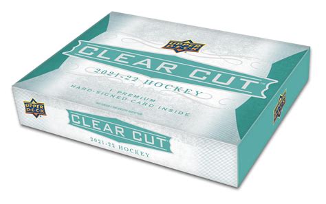 Upper Deck Clear Cut Hockey Hobby Box Case Presell Da