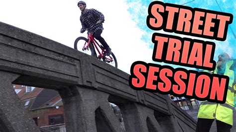 Street Trial Session Back On The Trials Bike Youtube